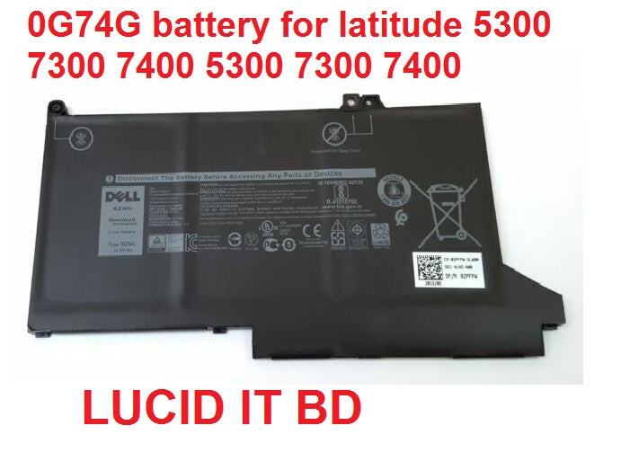 Dell 42Wh 3-cell lithium-ion 0G74G (2)