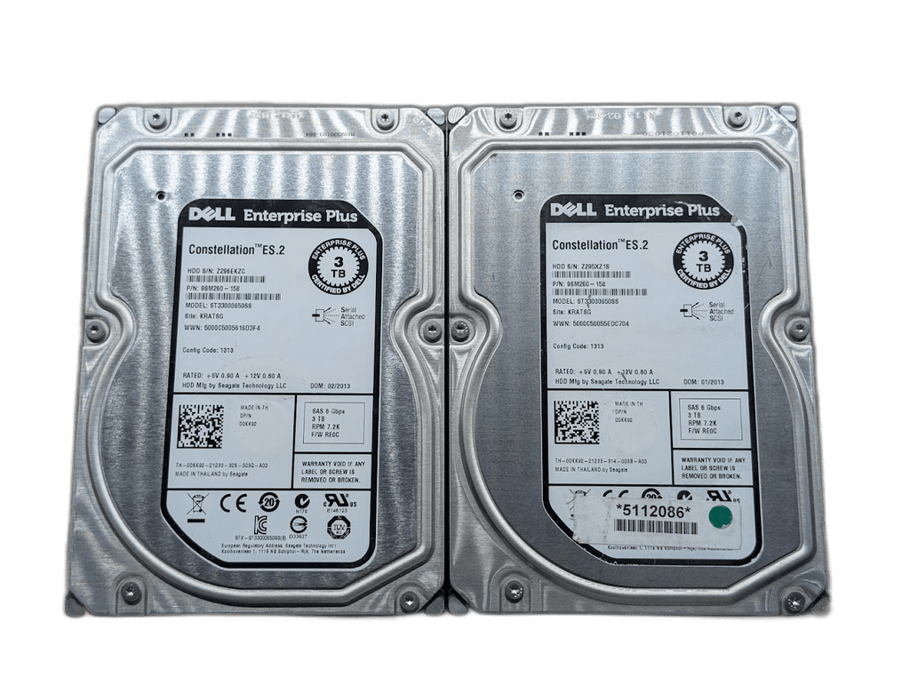 IBM 3TB 7.2K 3.5 SAS 6G EQL 0KK92-RFB – Reacondicionado