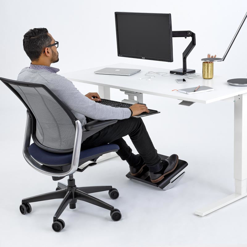 Humanscale FR500K soporte para el apoyo de pies Negro, Plata