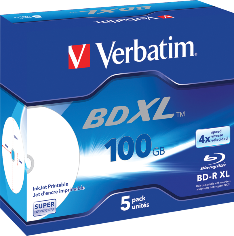 Verbatim Blu-ray BD-R 100GB 4x JC (5) (2)