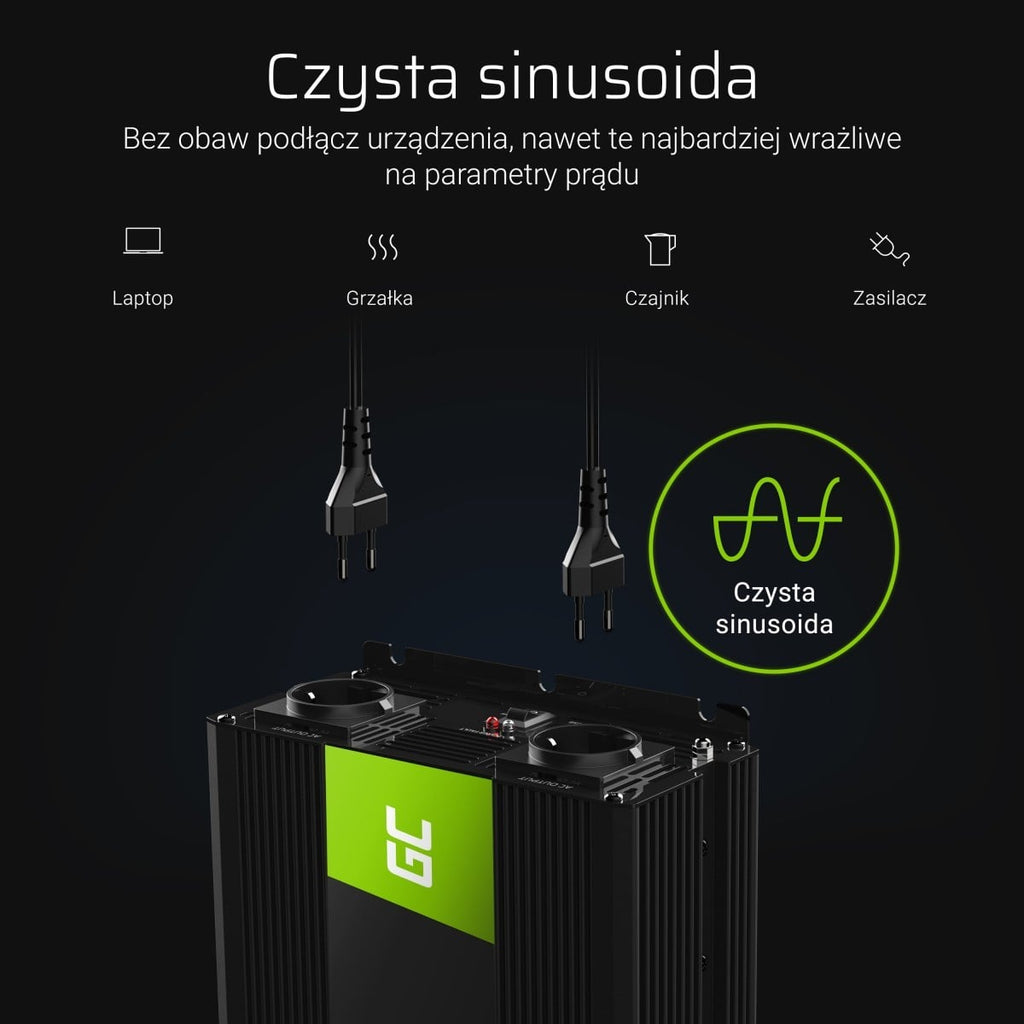 Green Cell INV11 adaptateur de puissance & onduleur Auto 12 W (2)