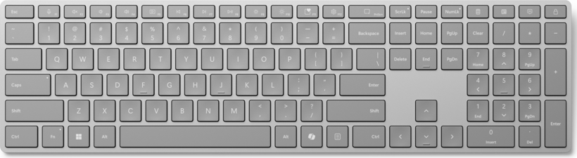 Teclado Microsoft Surface Bluetooth español gris