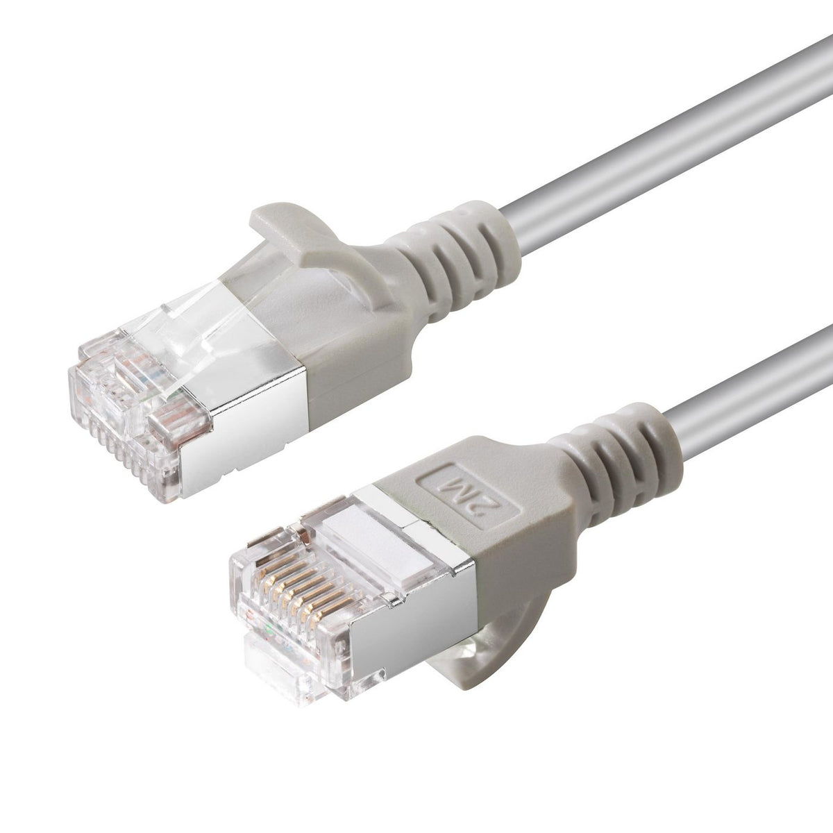 Microconnect V-FTP6A03-SLIM cable de red Gris 3 m Cat6a U/FTP (STP) (2)