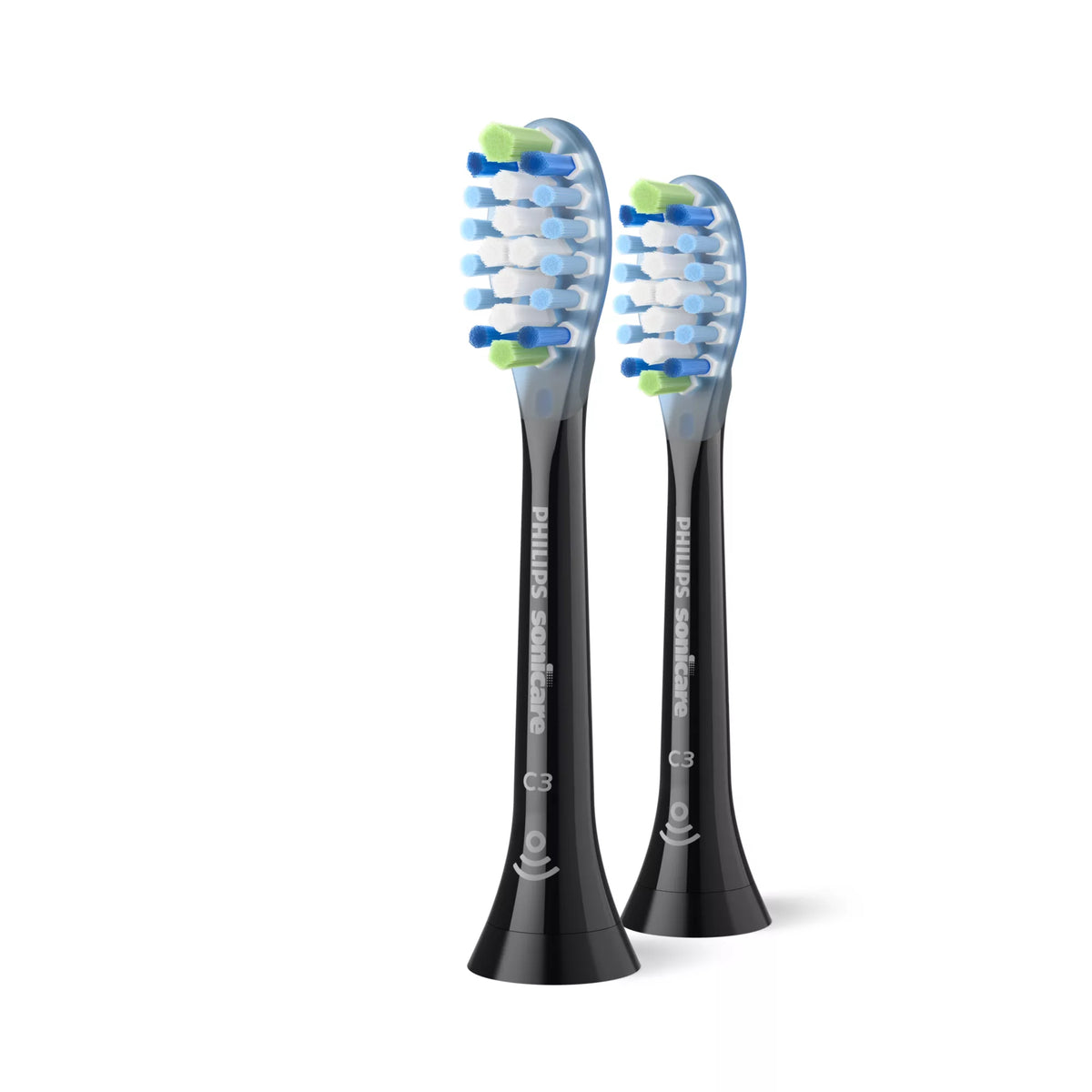 Philips Sonicare HX9042/88 cepillo de cabello 2 pieza(s) Negro