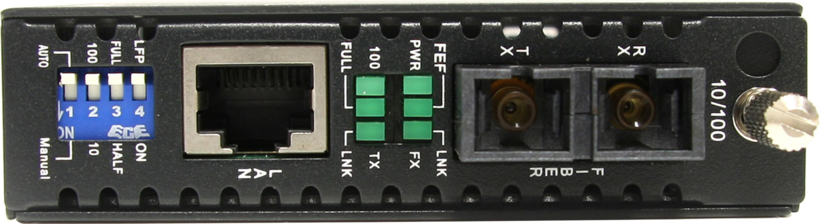 Startech ET90110SC2 - Conversor de soportes de fibra, 100Mb LAN, 100Base-FX (2)