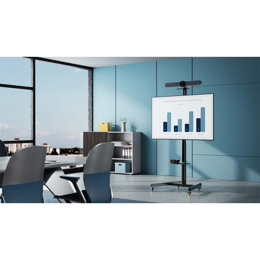 Manhattan 462693 soporte para TV 2,18 m (86") Negro (3)