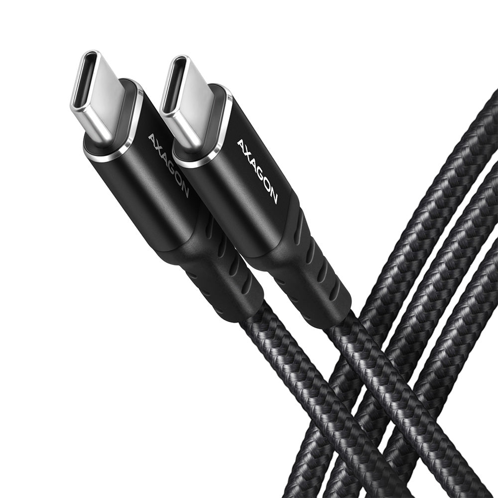 Axagon BUCM-CM20AB cable USB USB 2.0 2 m USB C 0,48 Gbit/s 60 W Negro