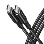 Axagon BUCM-CM20AB cable USB USB 2.0 2 m USB C 0,48 Gbit/s 60 W Negro