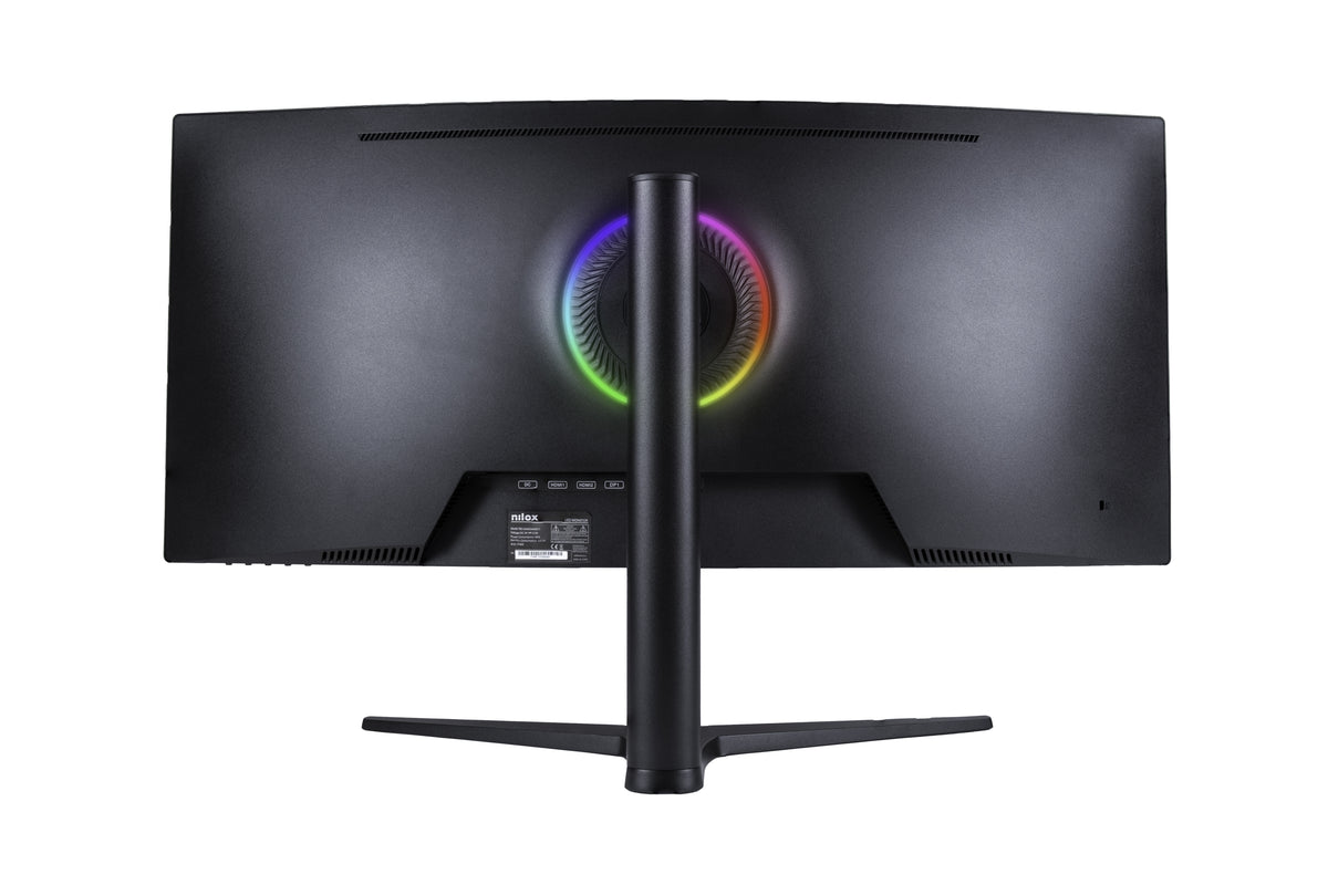 Nilox MONITOR 34" NXM344KD11 ULTRAWIDE 4K CURVO 144HZ 2HDMI 2DP 1MS MMDIA pantalla para PC 86,4 cm (34") 3440 x 1440 Pixeles UltraWide Quad HD LED Negro (4)