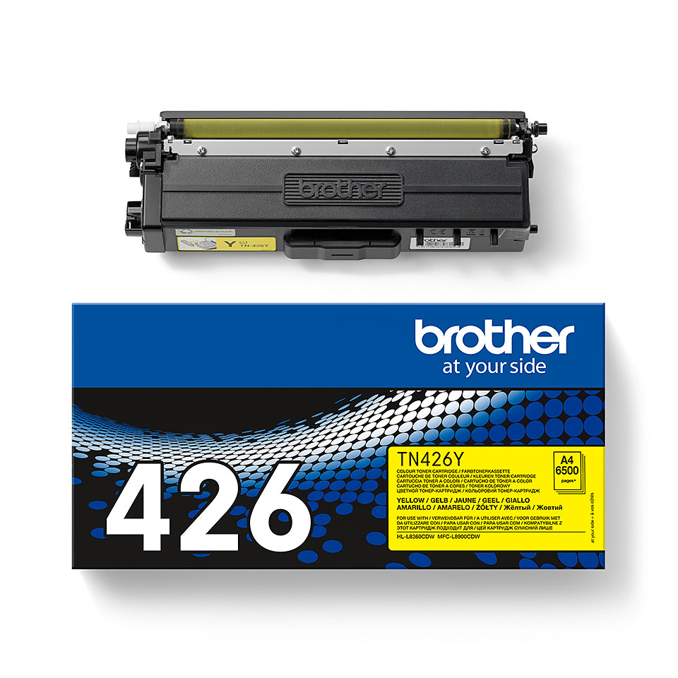 Brother TN-426Y cartucho de tóner 1 pieza(s) Original Amarillo (4)