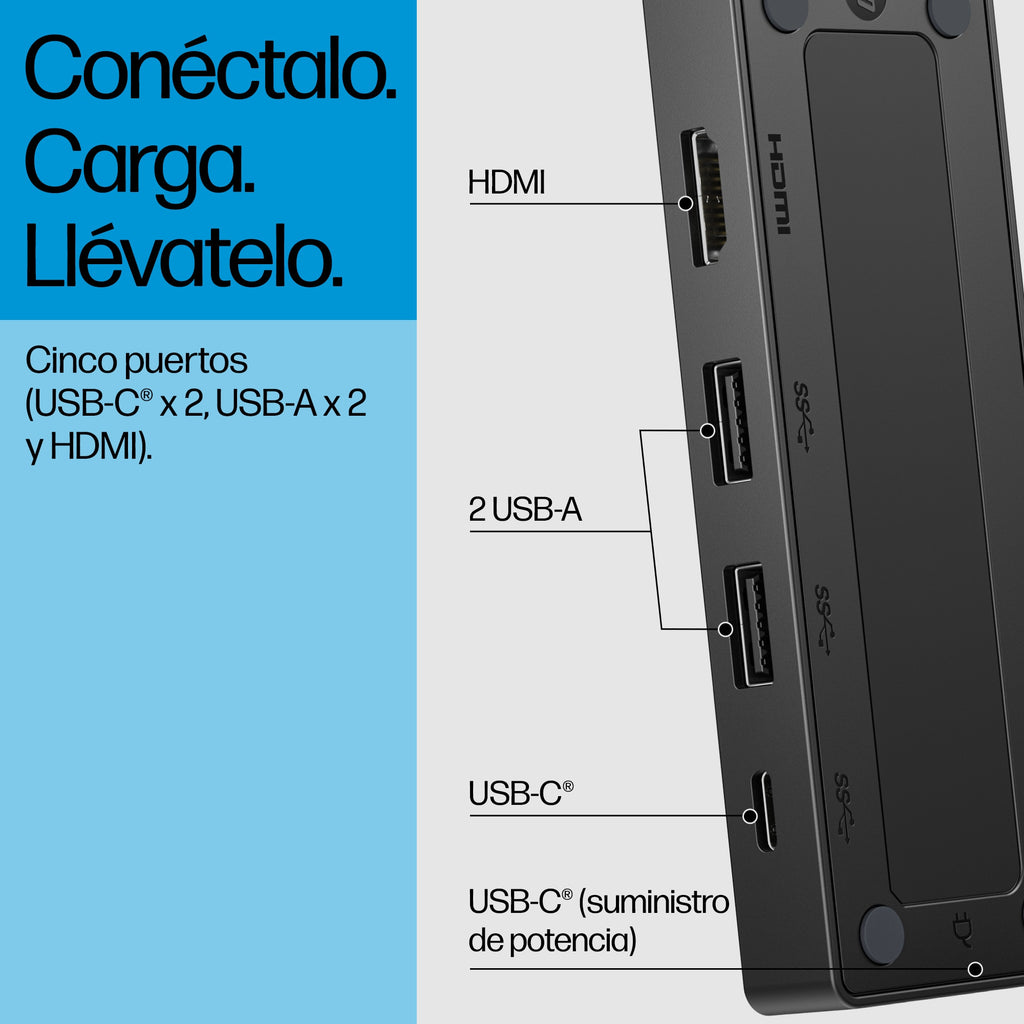 HP USB-C Travel Hub G3 USB 3.2 Gen 2 (3.1 Gen 2) Type-C (8)