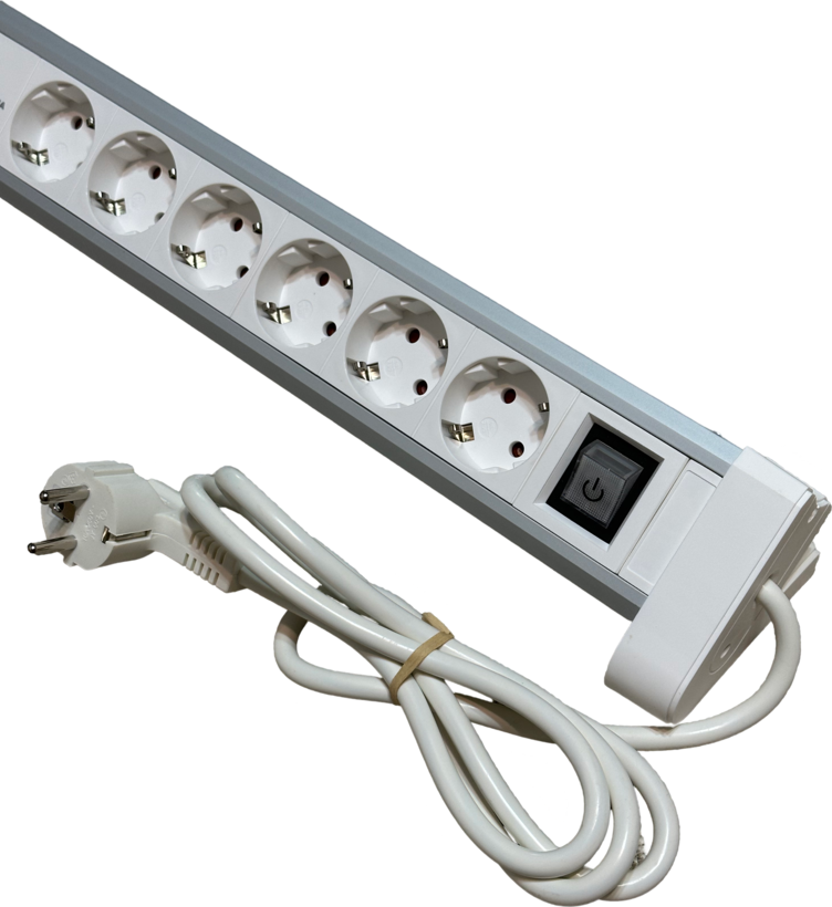 Regleta 6 ranuras + 2x USB A/C 1,4 m (3)