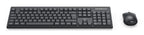 Hama WKM-100 teclado Ratón incluido Universal RF inalámbrico QWERTY Inglés internacional Negro (7)