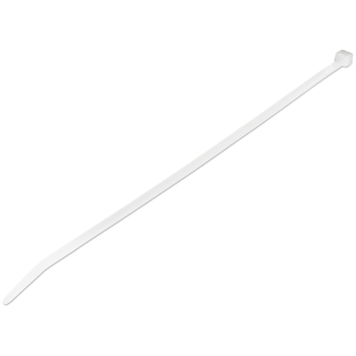 StarTech.com CBMZT10N presilla Brida reutilizable Nylon, Plástico Blanco 100 pieza(s)