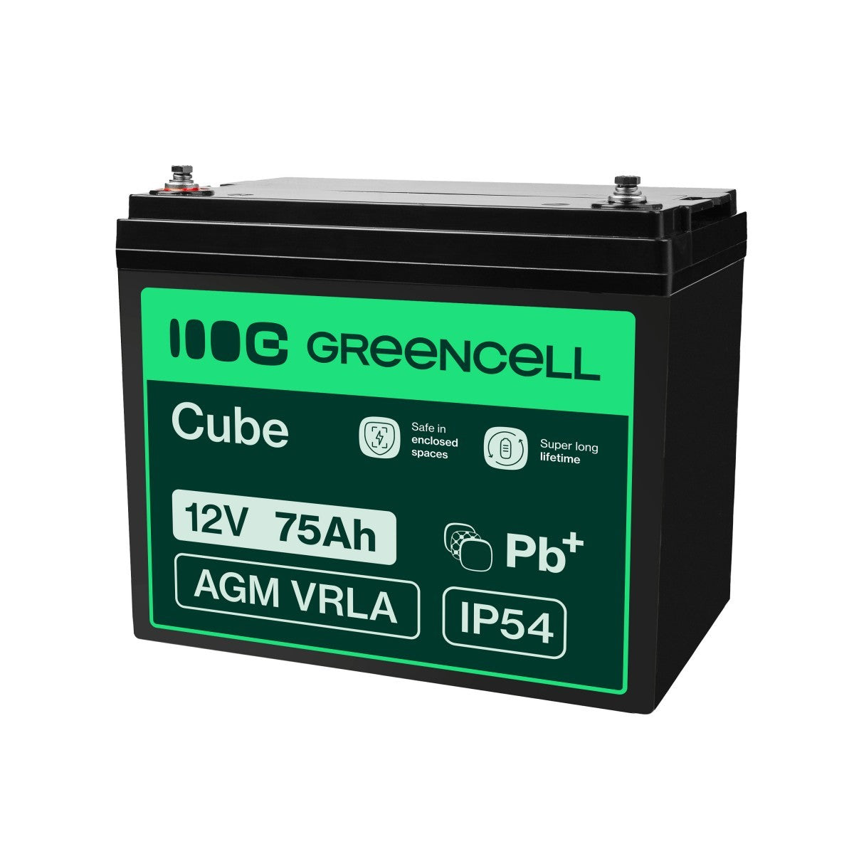 verde Cell AGM25 batería SAI plomo-ácido sellada 12V 75 Ah