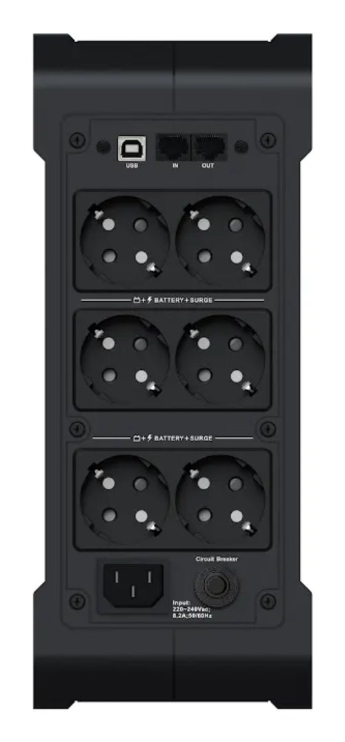 Vertiv PSA6-1600IT-SCH sistema de alimentación ininterrumpida (UPS) Línea interactiva 1,6 kVA 1000 W 6 salidas AC (4)