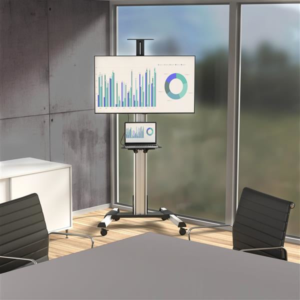 StarTech.com STNDMTV70 soporte para pantalla de señalización 190,5 cm (75") Negro, Acero inoxidable (8)