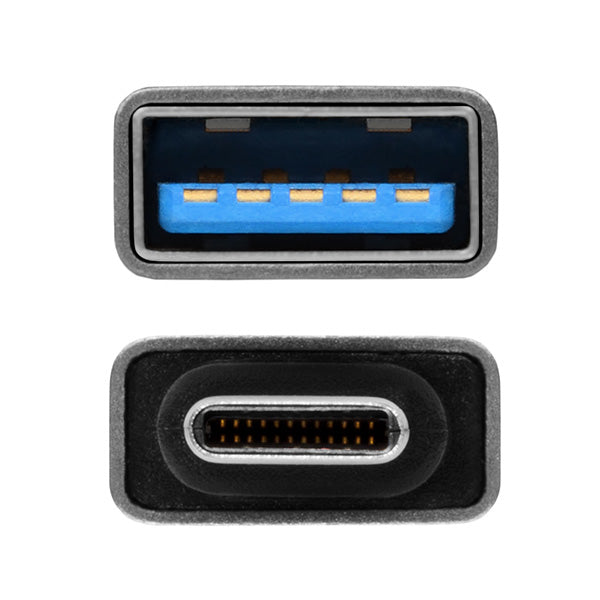 Axagon RUCM-AFA cambiador de género para cable USB type C USB type A Metálico (4)