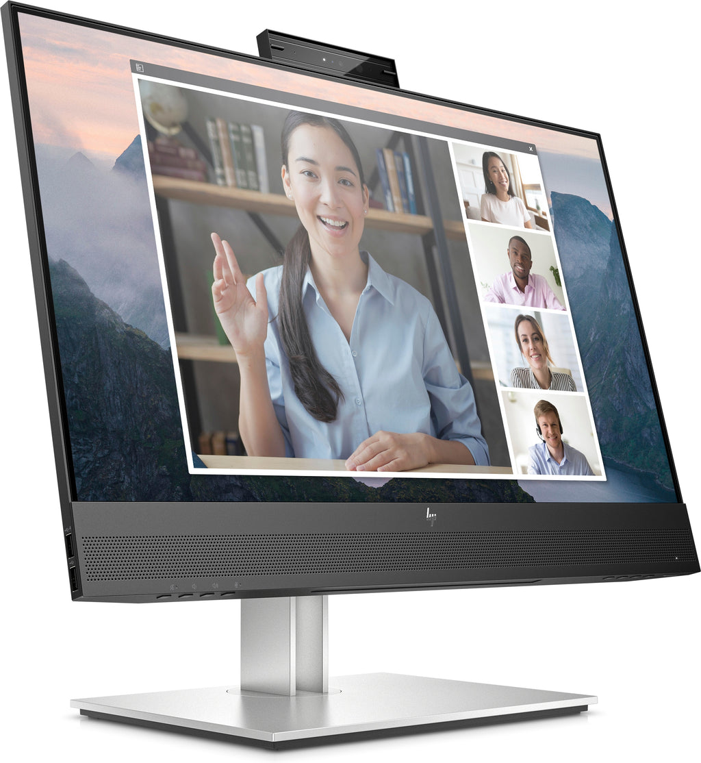 HP E24mv G4 FHD Conferencing Monitor computer monitor 60.5 cm (23.8") 1920 x 1080 pixels Full HD Black, Silver (4)