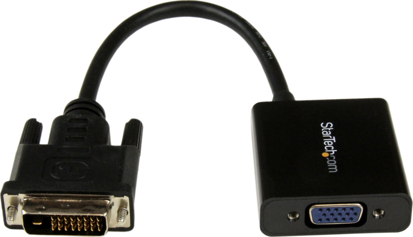 Startech DVI2VGAE - Cable, 1080p, 1920x1200, Adaptador de vídeo, DVI-D