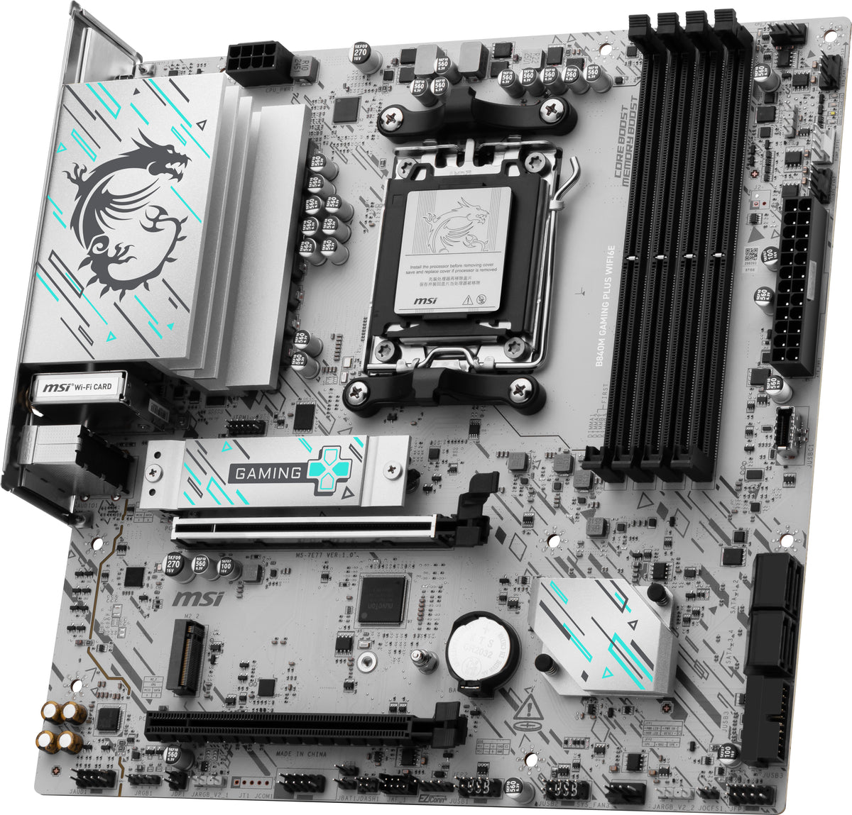 MSI B840M GAMING PLUS WIFI6E placa base AMD B840 Zócalo AM5 micro ATX (3)
