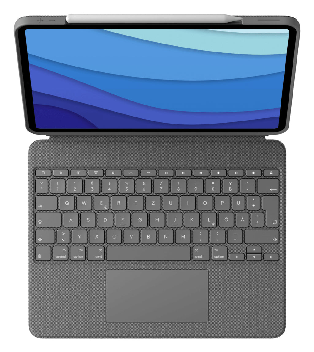 Logitech Combo Touch QWERTZ Alemán Smart Connector Gris (2)