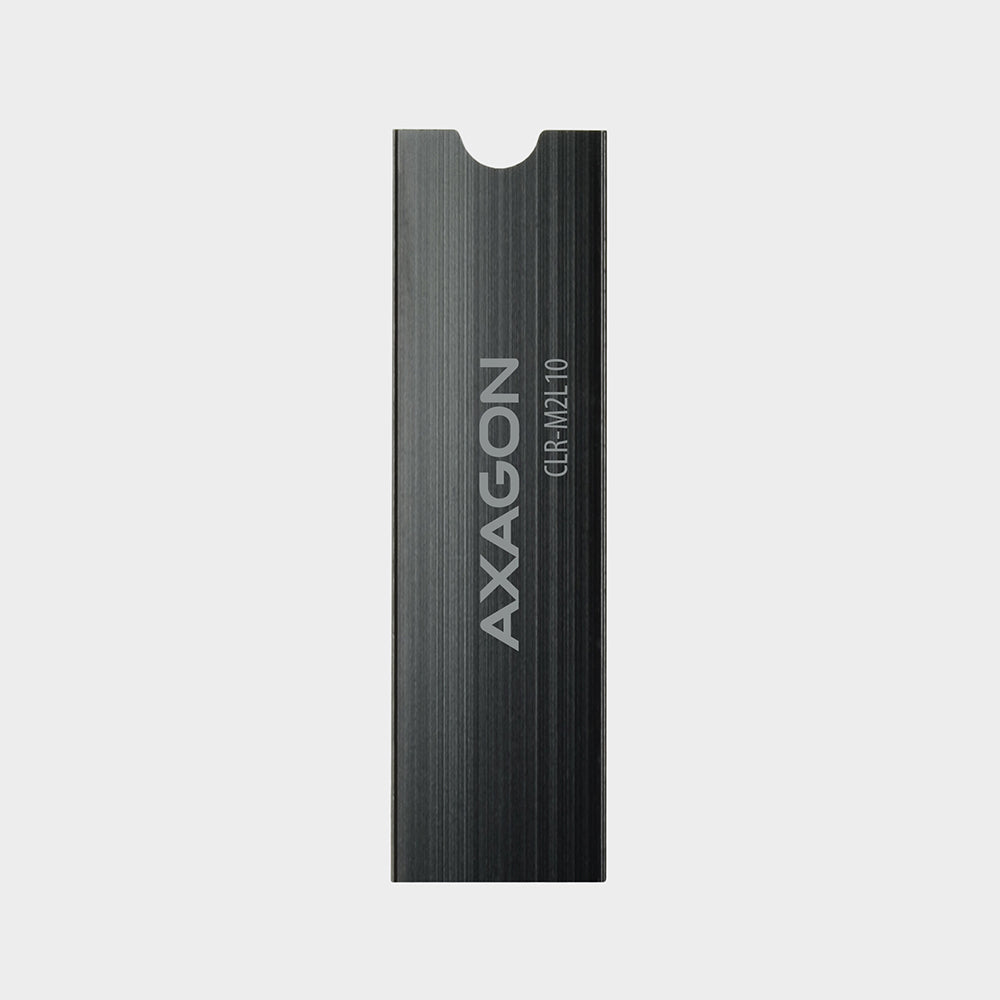 Axagon CLR-M2L10 sistema de refrigeración para ordenador M.2 NVMe SSD, Unidad de estado sólido Disipador térmico/Radiador Negro 1 pieza(s) (5)