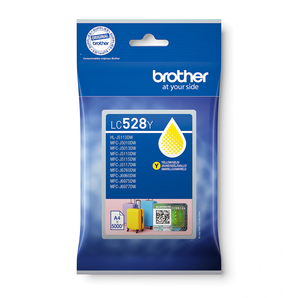 Brother LC528Y cartucho de tinta 1 pieza(s) Original Amarillo (2)