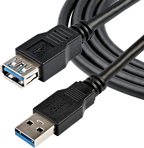 Startech USB3SEXT2MBK - USB A Macho a Hembra, Cable alargador USB, USB Tipo (2)
