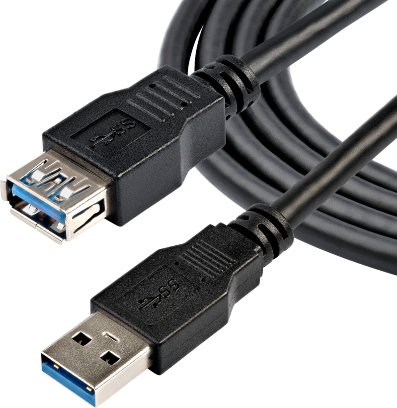 Startech USB3SEXT2MBK - USB A Macho a Hembra, Cable alargador USB, USB Tipo (2)