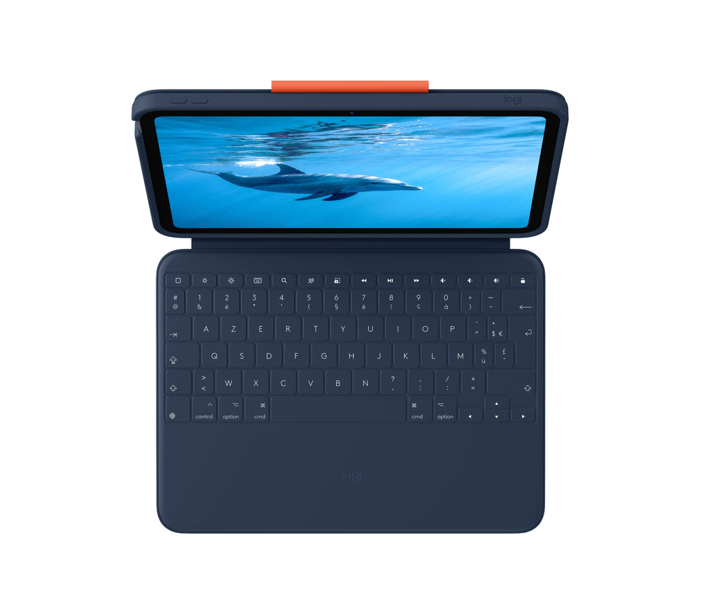 Logitech Rugged Combo 4 AZERTY Francés Smart Connector Azul (4)