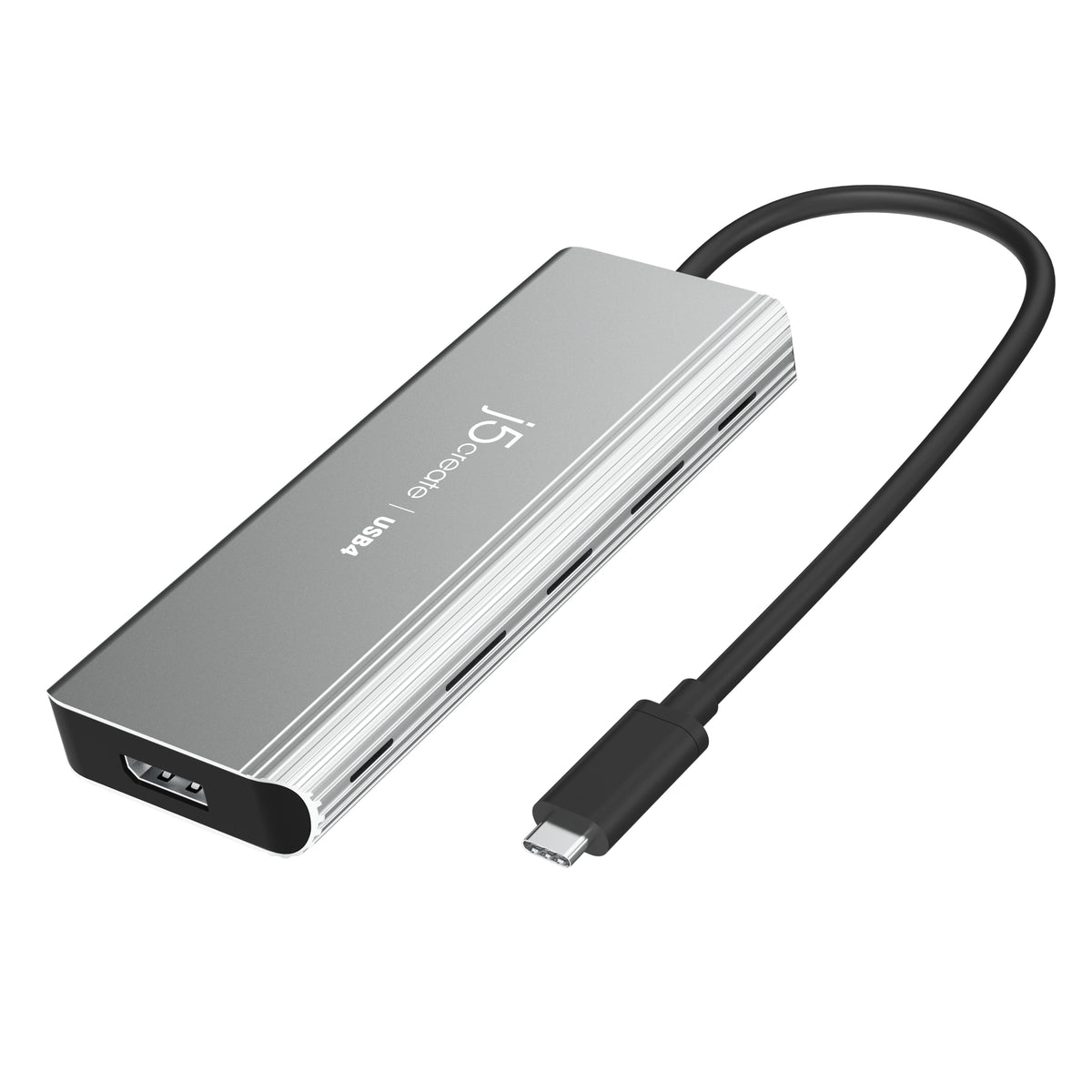 j5create JCD401 Alámbrico USB 3.2 Gen 2 (3.1 Gen 2) Type-C Plata