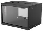 Intellinet 714143 armario rack Bastidor de pared Negro
