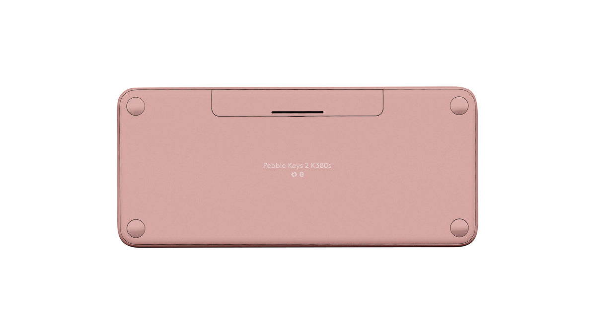 Logitech Pebble Keys 2 K380s teclado Universal Bluetooth QWERTY Internacional de EE.UU. Rosa (3)