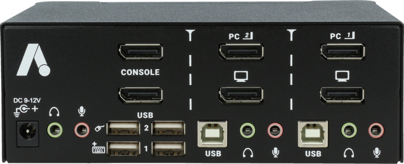 Switch KVM ARTICONA DP DualHead 2 puert. (5)