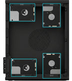 CoolBox COO-PCT100-0 carcasa de ordenador Perfil bajo (Slimline) Negro (6)