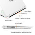 HP OMEN Gaming 16-am0046ns Intel® Core™ i9 i9-14900HX Portátil 40,6 cm (16") 2K 32 GB DDR5-SDRAM 1 TB SSD NVIDIA GeForce RTX 5060 Wi-Fi 6 (802.11ax) FreeDOS Blanco (5)