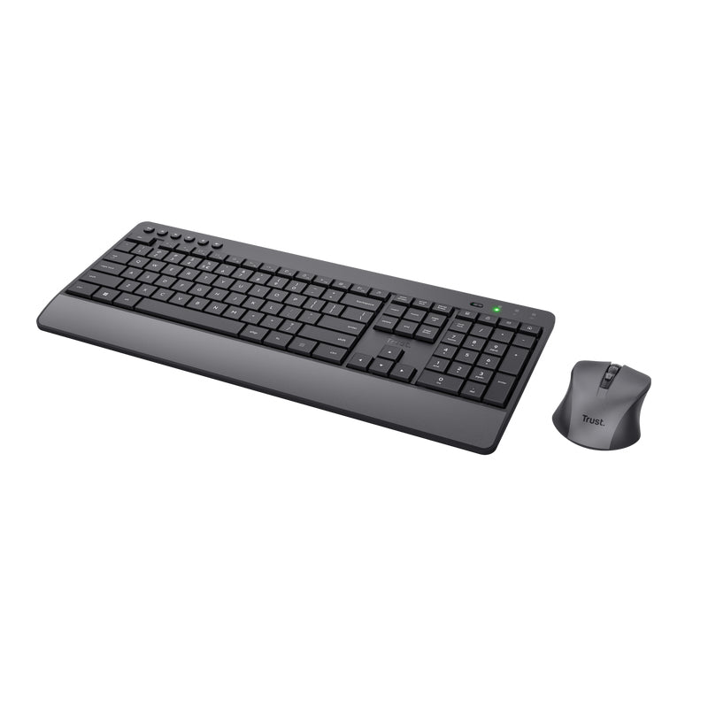 Trust Trezo teclado Ratón incluido Universal RF inalámbrico QWERTY Inglés del Reino Unido Negro (3)