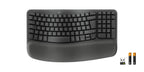 Logitech Wave Keys teclado Oficina RF Wireless + Bluetooth QWERTY Inglés del Reino Unido Grafito (5)