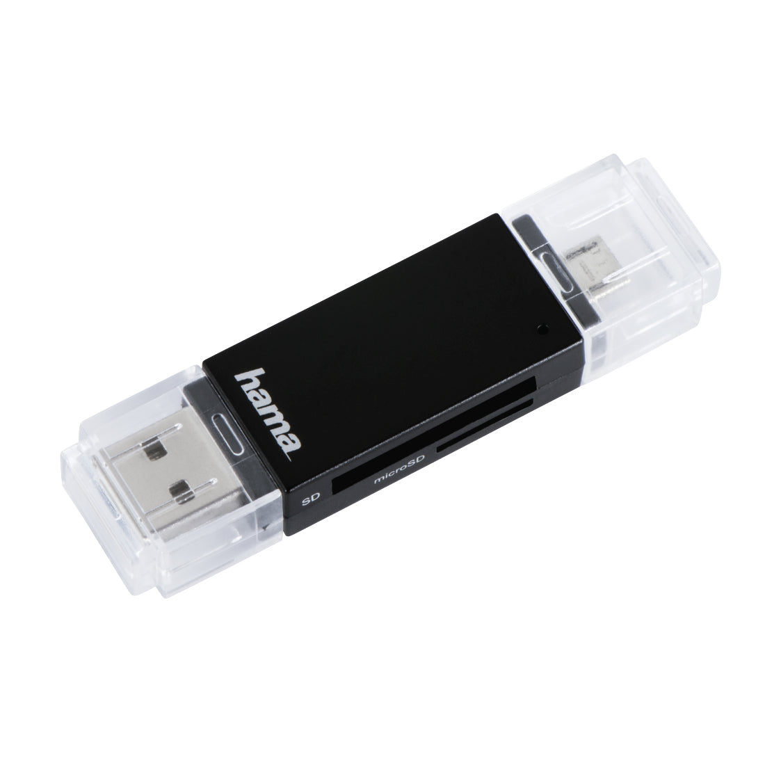 Hama Basic lector de tarjeta USB 2.0/Micro-USB Negro