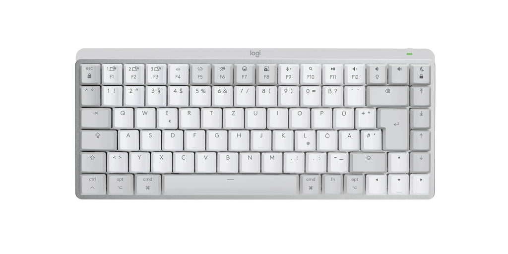 Logitech MX Mechanical Mini for Mac teclado Oficina RF Wireless + Bluetooth QWERTZ Alemán Gris (5)
