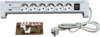 Regleta 6 ranuras + 2x USB A/C 1,4 m (6)