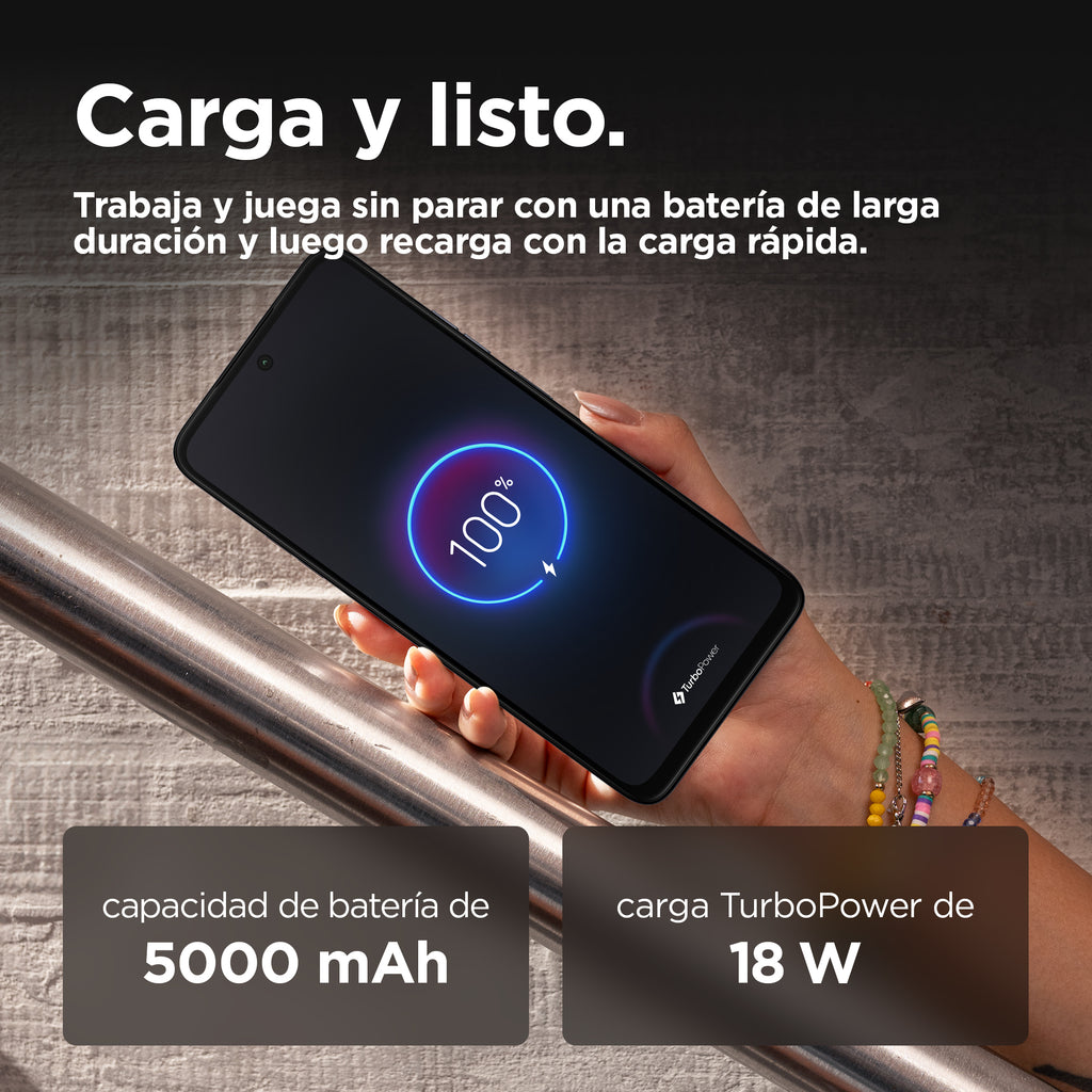 Motorola moto G35 5G 17,1 cm (6.72") SIM doble Android 14 USB Tipo C 8 GB 256 GB 5000 mAh Negro (9)