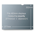 3M PF19.0 48,3 cm (19") Monitor Filtro de privacidad para pantallas sin marco (4)