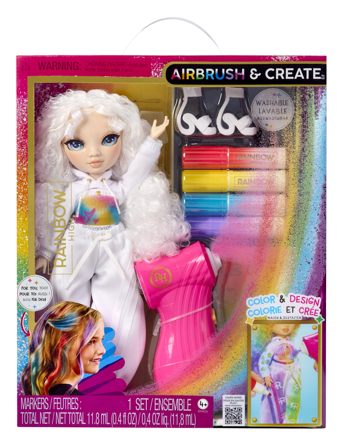 Rainbow High Air Brush & Create Fashion Dolls -Green Eyes (2)