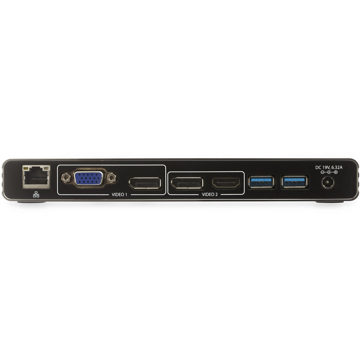 StarTech.com TB3DK2DHVUE base para portátil y replicador de puertos Alámbrico