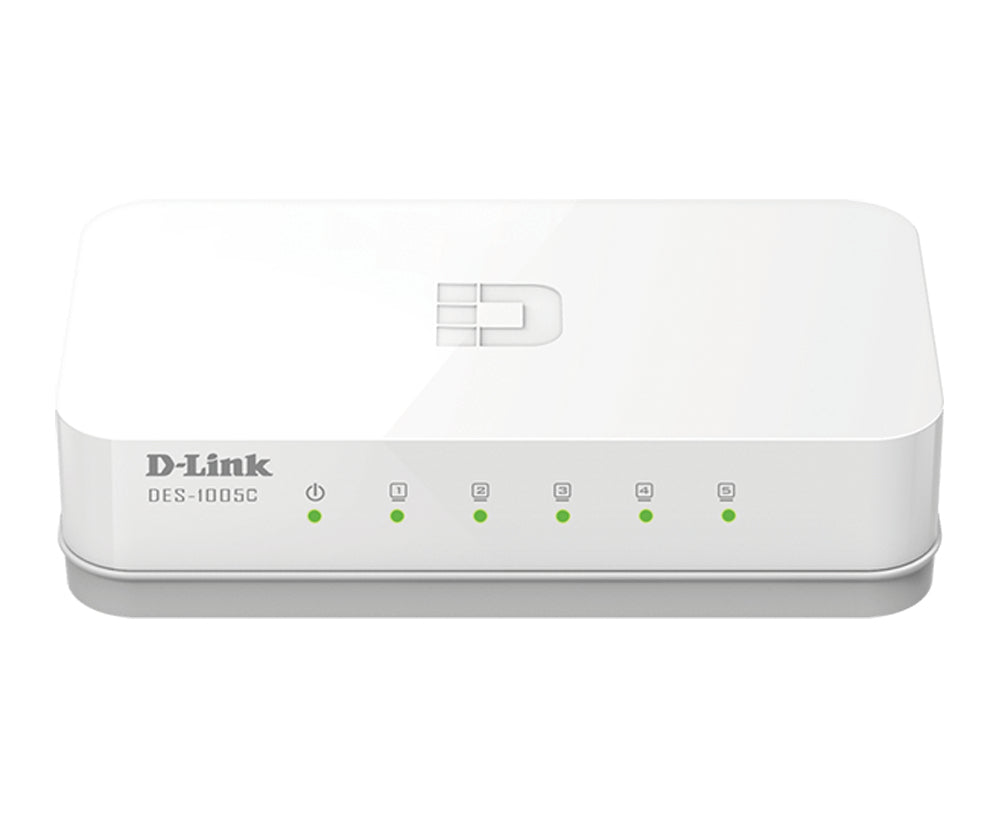 D-Link ES-1005C/E No administrado Fast Ethernet (10/100) Escritorio Blanco (2)