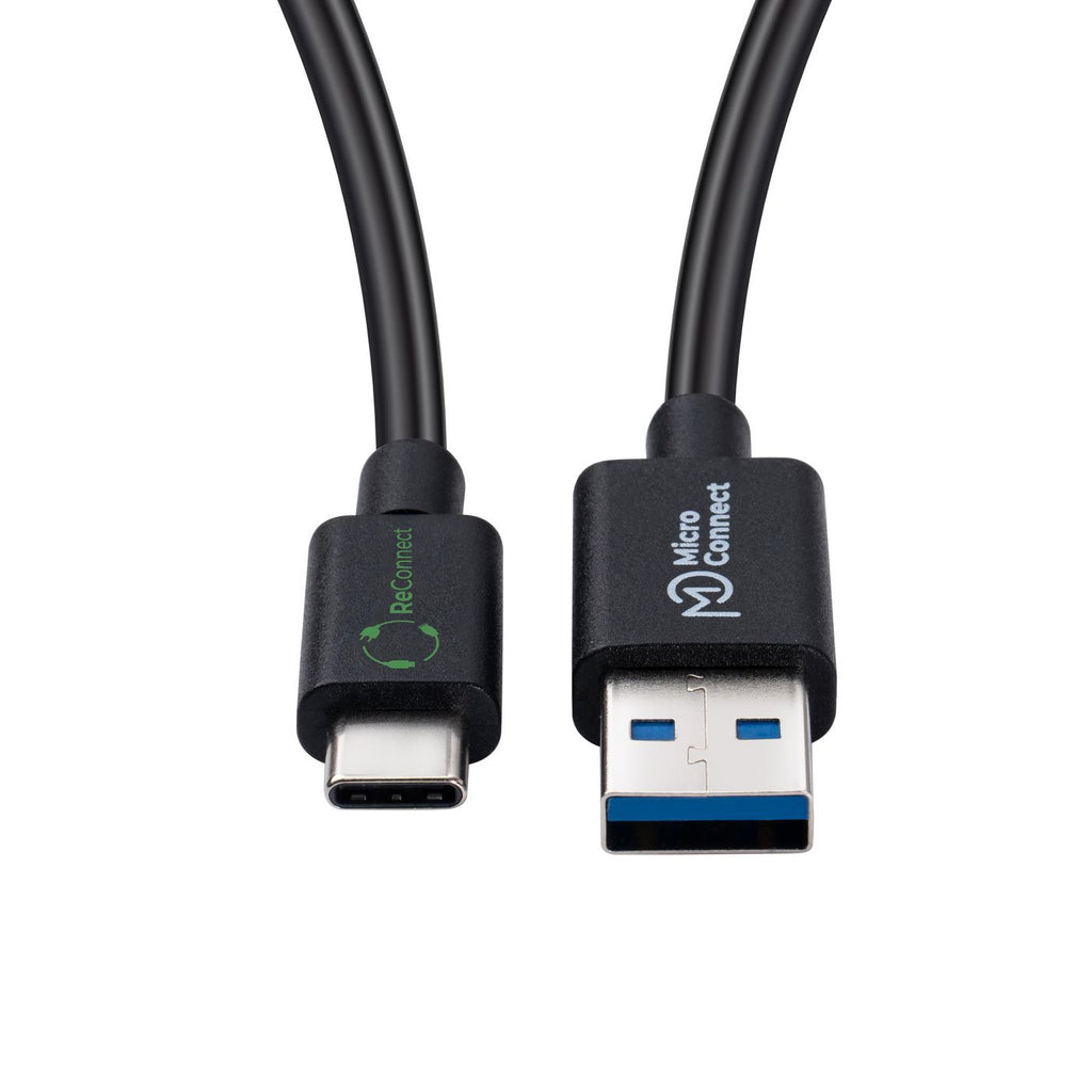Microconnect ECO-USB3.2CA0.25 cable USB USB 3.2 Gen 2 (3.1 Gen 2) 0,25 m USB A USB C Negro (4)