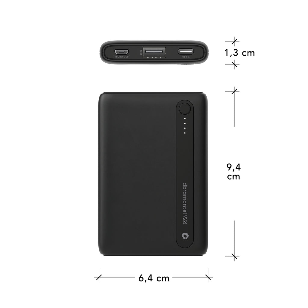 dbramante1928 CP05ACBL7108 batería externa Polímero de litio 5000 mAh Negro (5)