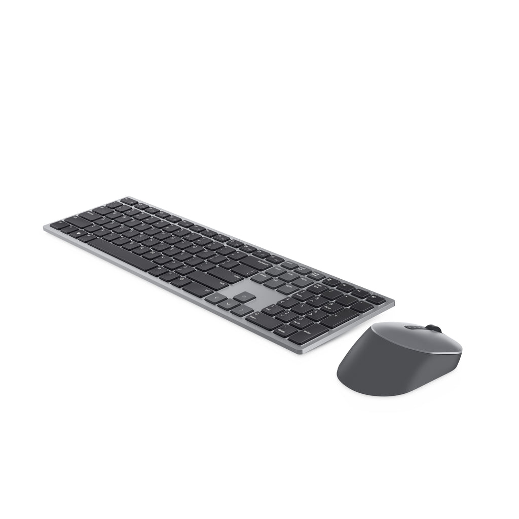 DELL KM7321W teclado Ratón incluido Oficina RF Wireless + Bluetooth Internacional de EE.UU. Gris, Titanio (5)